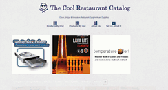 Desktop Screenshot of coolrestaurantcatalog.com